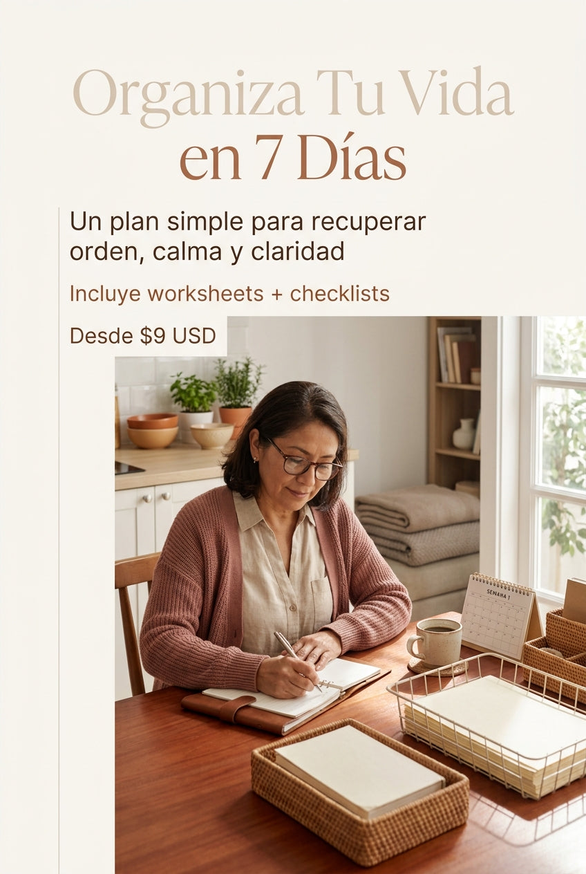 Organiza Tu Vida en 7 Días a los 45+